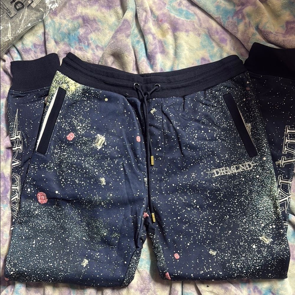Diamond Supply Co. Navy Speckled Joggers
